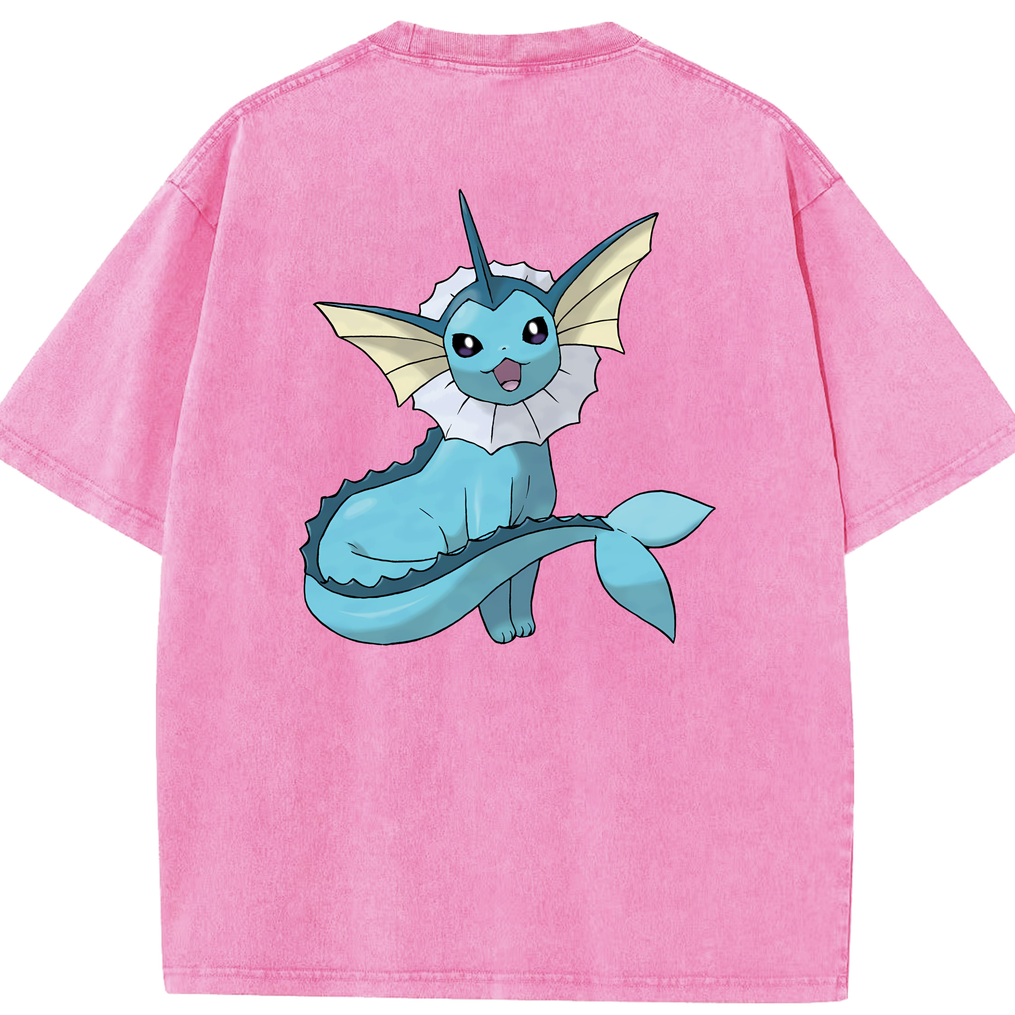 （画像用） ポケットモンスター Pokémon 綿100% ヴィンテージ風 半袖Tシャツ（背面プリント）